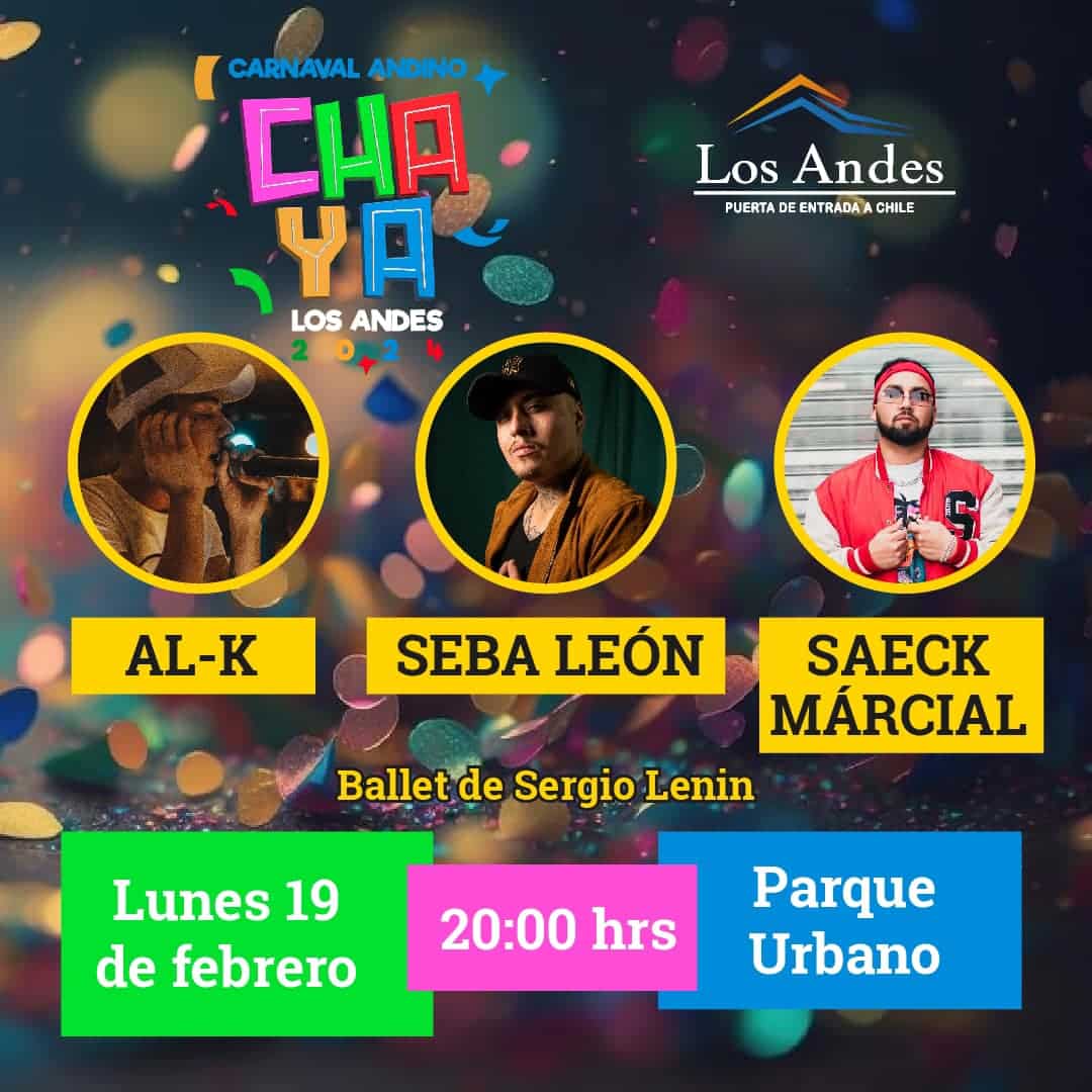 Carnaval Andino La Chaya 2024 Los Andes Valparaíso Región