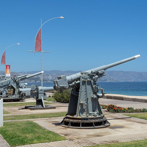 Valparaíso Región Accesible, Museo Cañones Navales, Viña del Mar